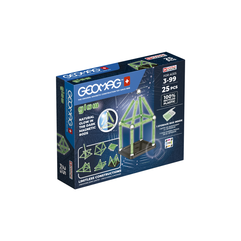 GEOMAG GLOW RECYCLED 25 PCS