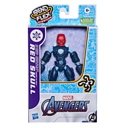 Avengers figuras bend and flex misiones