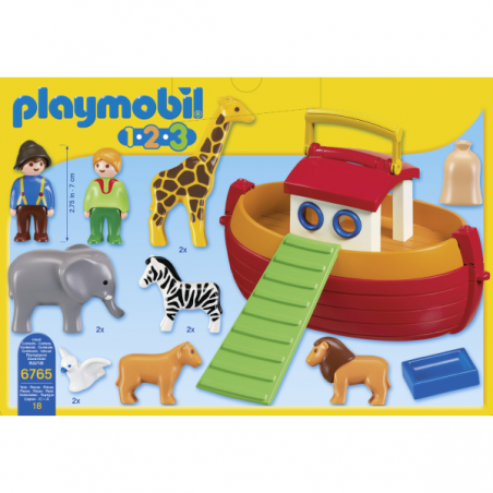 Playmobil 1.2.3 arca de noe maletin