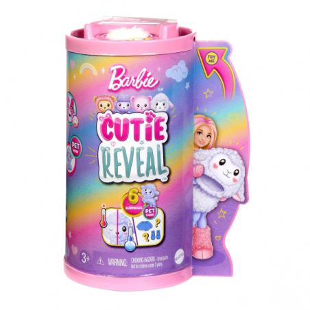 Barbie chelsea cutie reveal camisetas cozy muñeca surtida