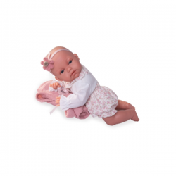 Recien nacida baby toneta posturitas con mantita 34 cm