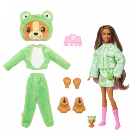 Barbie cutie reveal serie disfraces perro rana