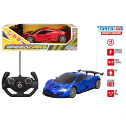 COCHE RC 1:16 4 FUNCTIONS 27 MHZ SPEED AND GO SURTIDO