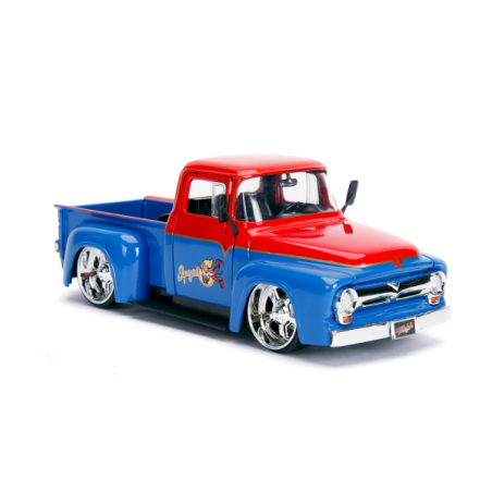 Supergirl ford f-100 pickup 1956 1:24