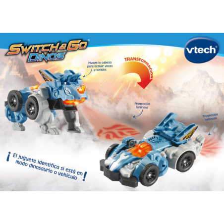 Switch & go dinos pincho triceratops
