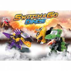 Switch & go dinos pincho triceratops