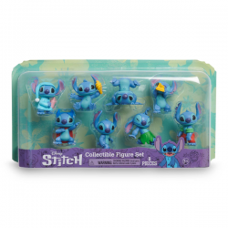 Stitch set x 8 figuras coleccionables