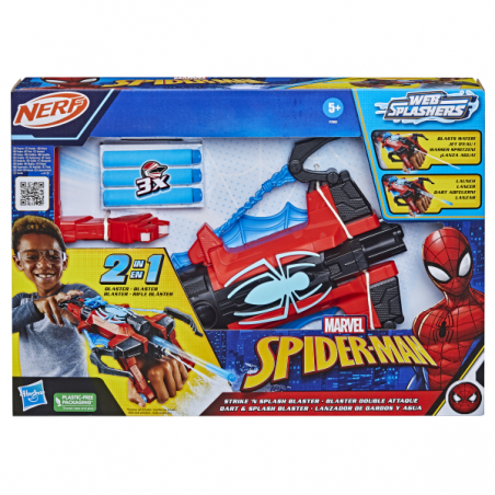 Spiderman lanzador de dardos y agua