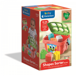 Clementoni-juguete bebé cubo formas y colores