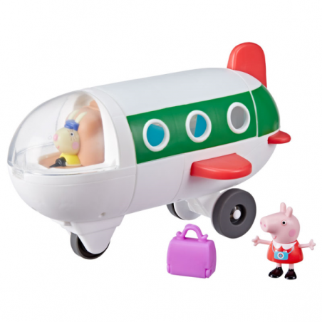 Peppa pig viaja en avion