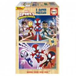 PUZZLE 2X16 PIEZAS SPIDEY AND HIS AMAZING FRIENDS