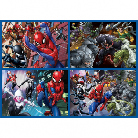Puzzle 50+80+100+150 piezas ultimate spiderman multi 4