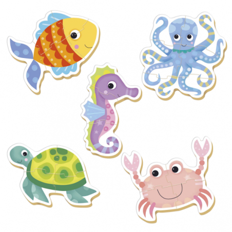 Animales acuaticos baby puzzle