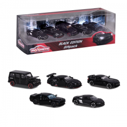 MAJORETTE GIFTPACK 5 COCHES NEGROS