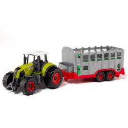 Set granja tractor mas remolque