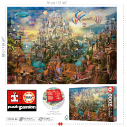 Puzzle ciudad de los sueños 2000 piezas