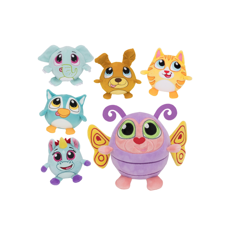 Apriétalo, rechínalo y crújelo. Los crunchimals son peluches muy suaves que hacen ruiditos crujiente