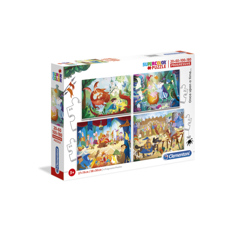 PUZZLE 20+60+100+180 PIEZAS HABIA UNA VEZ