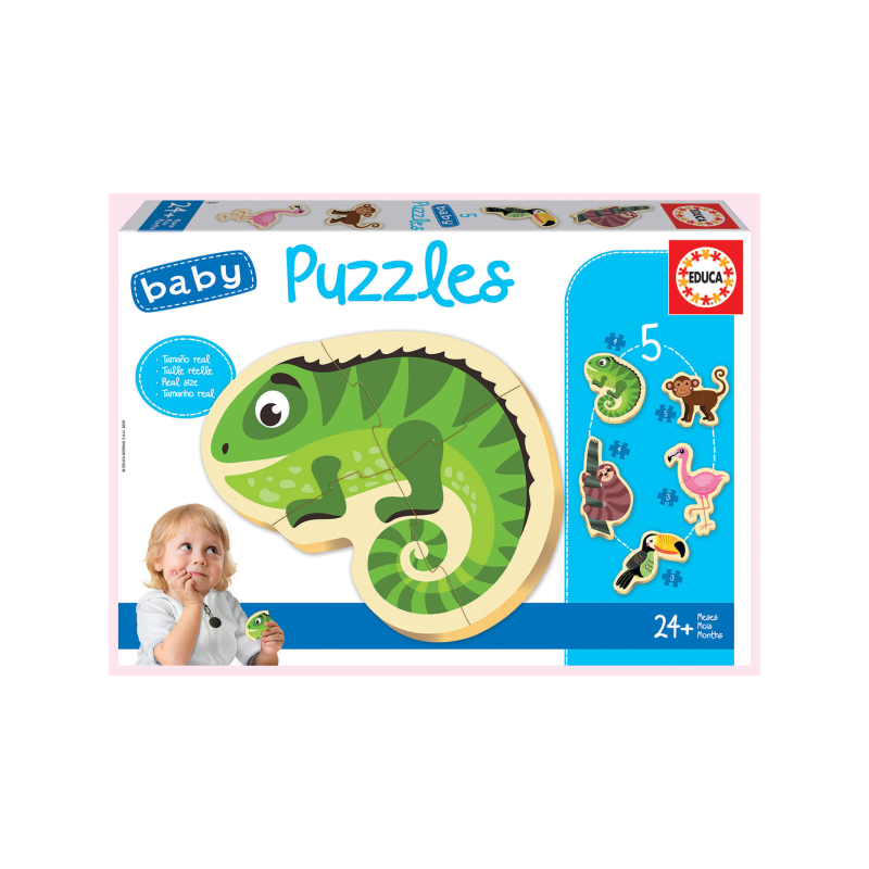 BABY PUZZLE ANIMALES TROPICALES
