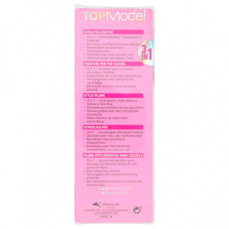 Top model set de plumas