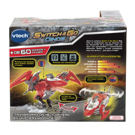 Switch & go dinos sky el pteranodonte