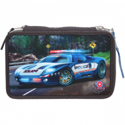 Monster cars estuche triple led