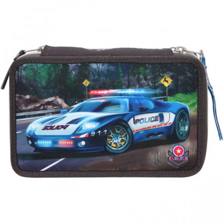 Monster cars estuche triple led