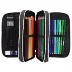 Monster cars estuche triple led