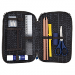 Monster cars estuche triple led