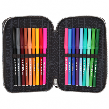 Monster cars estuche triple led