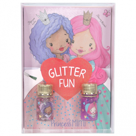 Princess mimi set creativo pegamento de purpurina