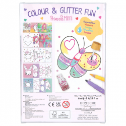 Princess mimi set creativo pegamento de purpurina