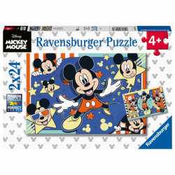 PUZZLE 2X24 PIEZAS MICKEY MOUSE