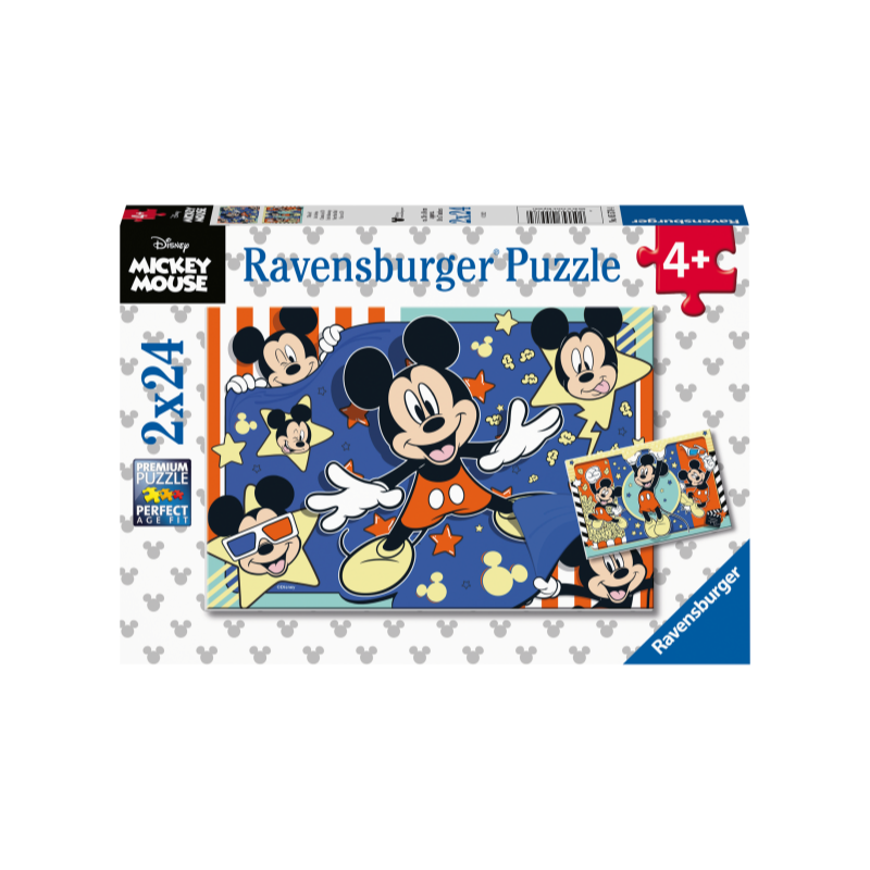 PUZZLE 2X24 PIEZAS MICKEY MOUSE