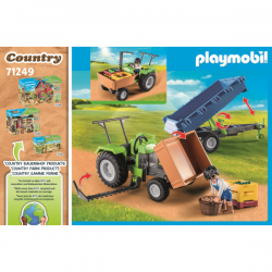 Tractor con remolque