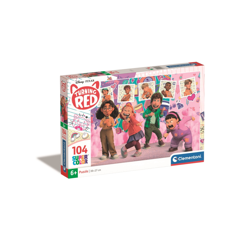 CLEMENTONI- PUZZLE INFANTIL 104 TURNING RED
