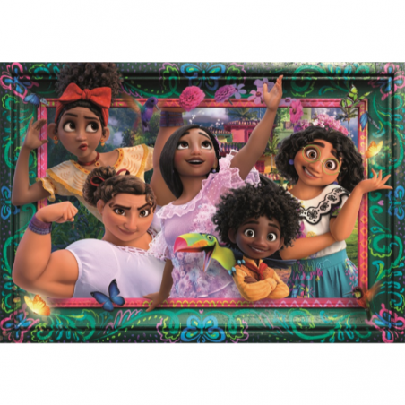 Clementoni- puzzle infantil 104 glitter encanto