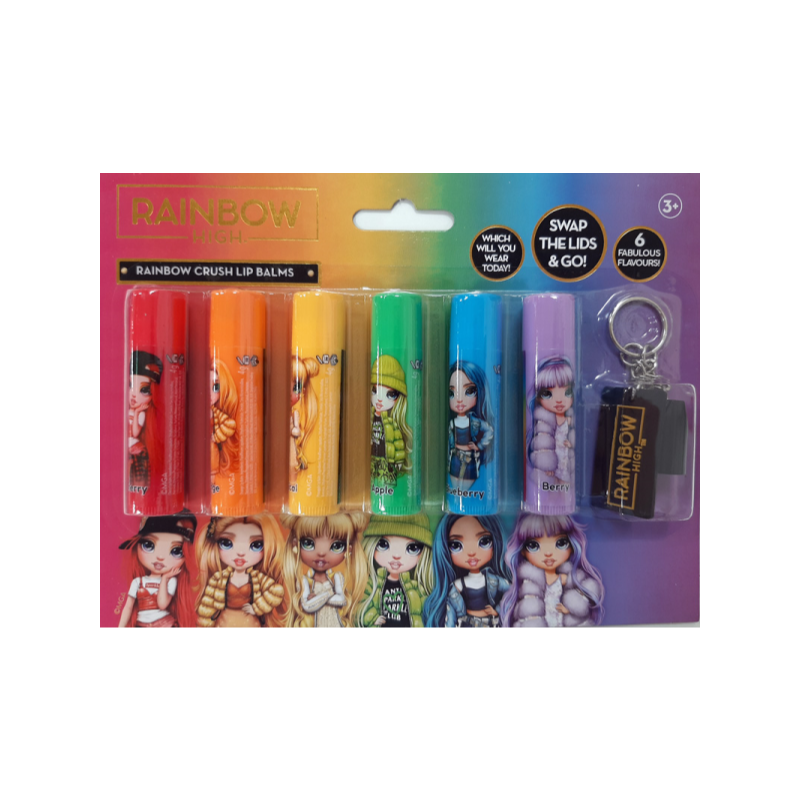 RAINBOW HIGH 6 BALSAMOS LABIALES