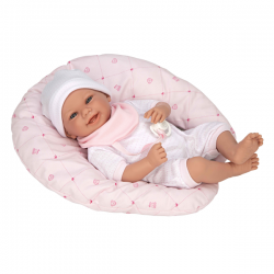 Elegance 40 cm edur rosa con cojin (muñeco con peso)