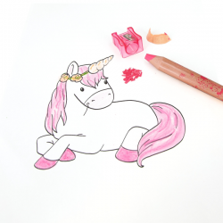 Princess mimi lapices de colores con sacapuntas
