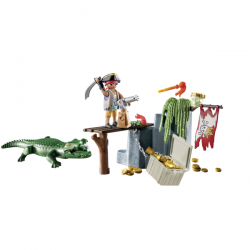 Pirata con caiman