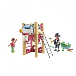 Carpintera con torre de juegos