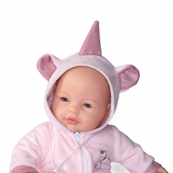 Bimba lagrimitas disfraz de unicornio 27 cm
