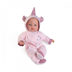 Bimba lagrimitas disfraz de unicornio 27 cm
