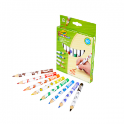 8 MAXI LAPICES DE COLORES MINI KIDS