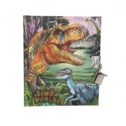 Dino world diario con candado