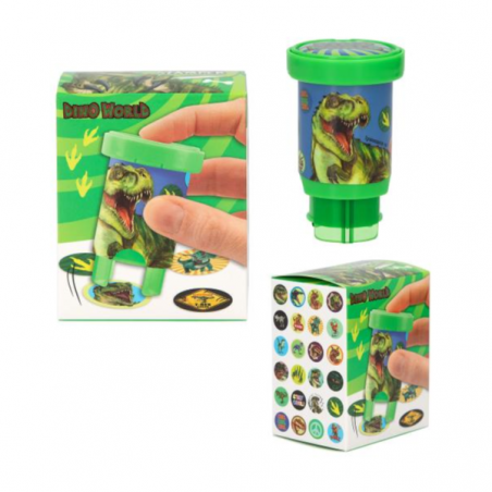 Dino world estampador de pegatinas