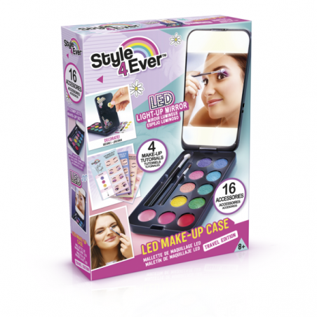 Maletin de viaje make up led