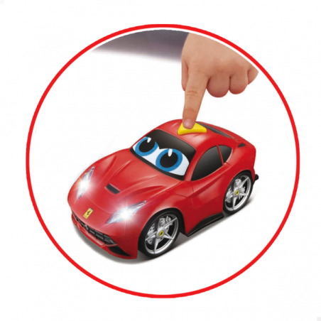 Coche ferrari 12 cm con luz y sonidos bb junior