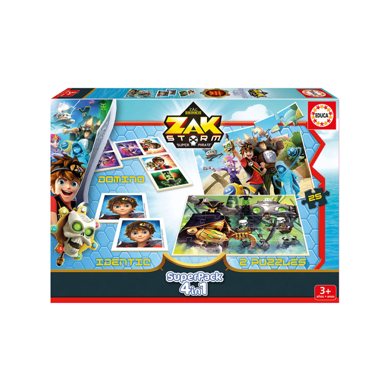 EDUCA SUPERPACK ZAK STORM Revise bien el etiquetado y compruebe que los productos cumplen las normas
